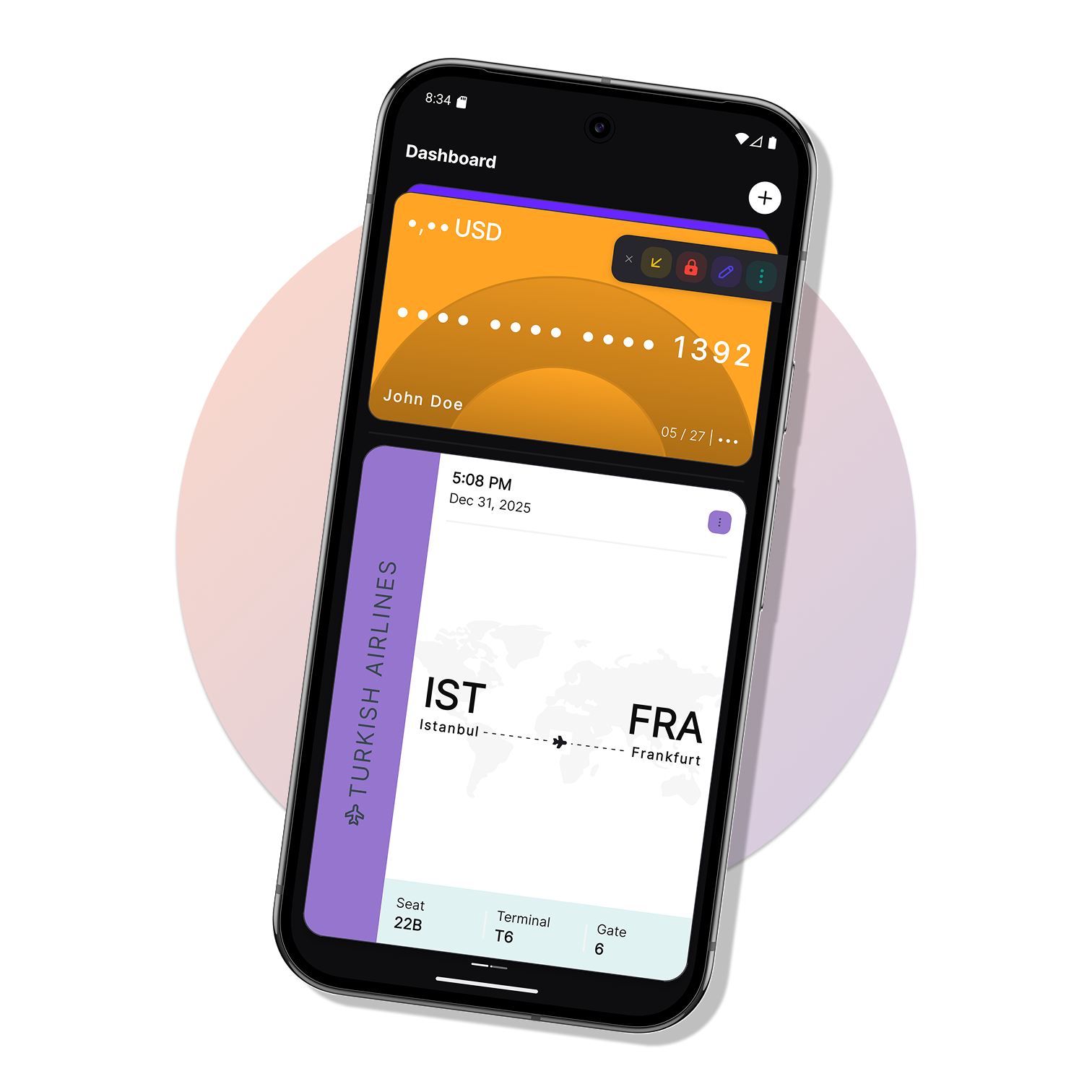 Wallet App Interface